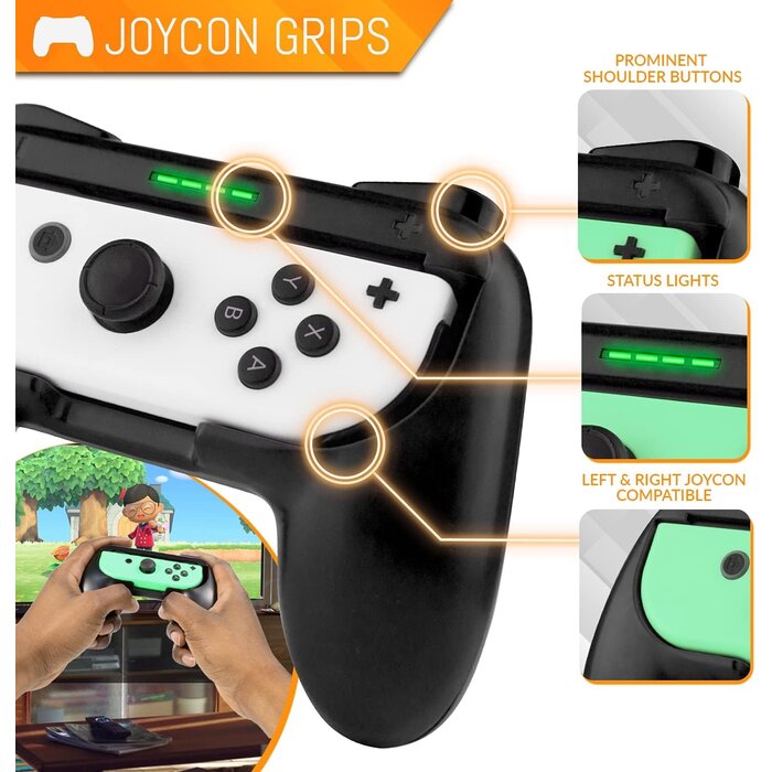 17-tlg. Switch Zubehör-Set für Sport & Gaming - Outlet-Angebot bis zu 33,6% Rabatt