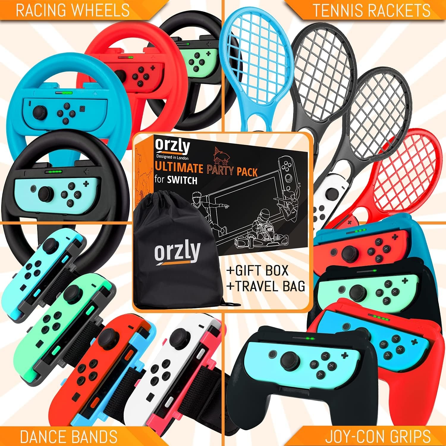 17-tlg. Switch Zubehör-Set für Sport & Gaming - Outlet-Angebot bis zu 33,6% Rabatt