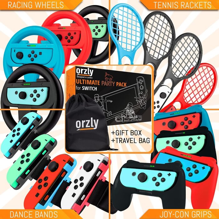 17-tlg. Switch Zubehör-Set für Sport & Gaming - Outlet-Angebot bis zu 33,6% Rabatt