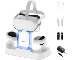 VR-Ladestation für Headset & Controller - Weiß - Bis zu 35% Rabatt