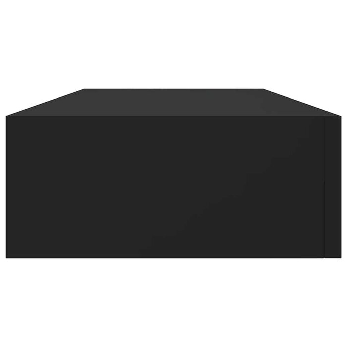 Wandregal-Set mit Schublade, 60x23,5 cm, Schwarz - bis zu 33,6% sparen