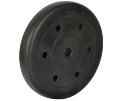 Viking Choice Hantelscheibe 15 kg für 28 mm Stangen - Boden-schonend - Bis zu 48% Rabatt