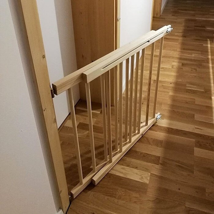 Treppenschutzgitter Holz 72-122 cm, 100 cm hoch - bis zu 22,7 % Rabatt