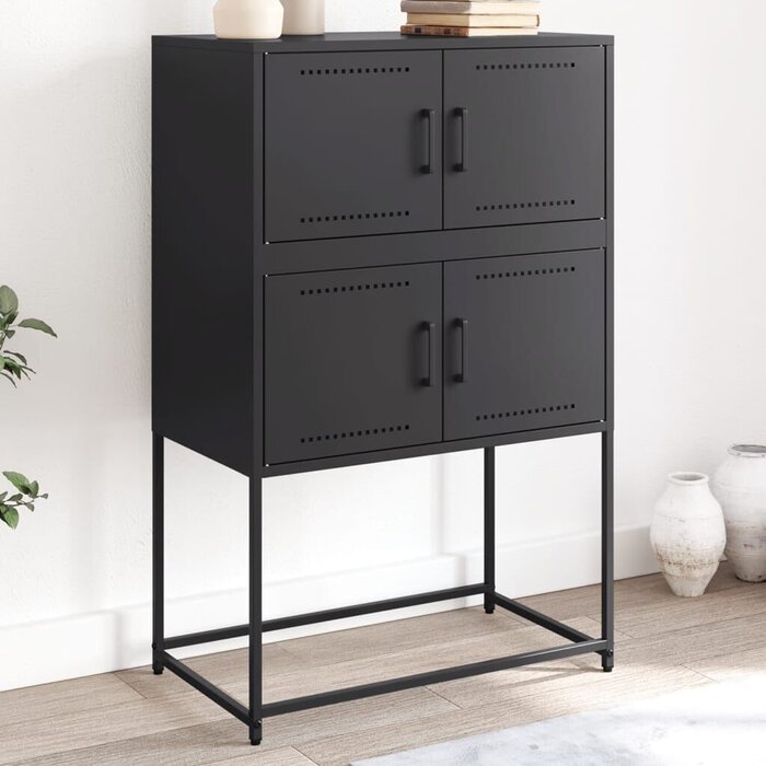 Industrie-Sideboard aus Stahl Schwarz - Jetzt bis zu 33,7% reduziert