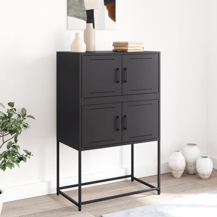 Industrie-Sideboard aus Stahl Schwarz - Jetzt bis zu 33,7% reduziert