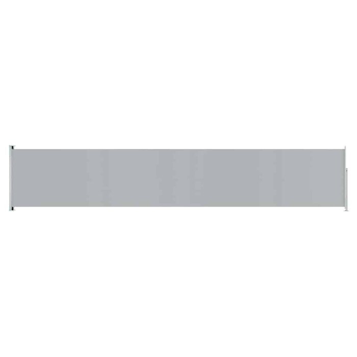 Ausziehbare Seitenmarkise 117 x 600 cm Grau - jetzt bis zu 33,7% sparen