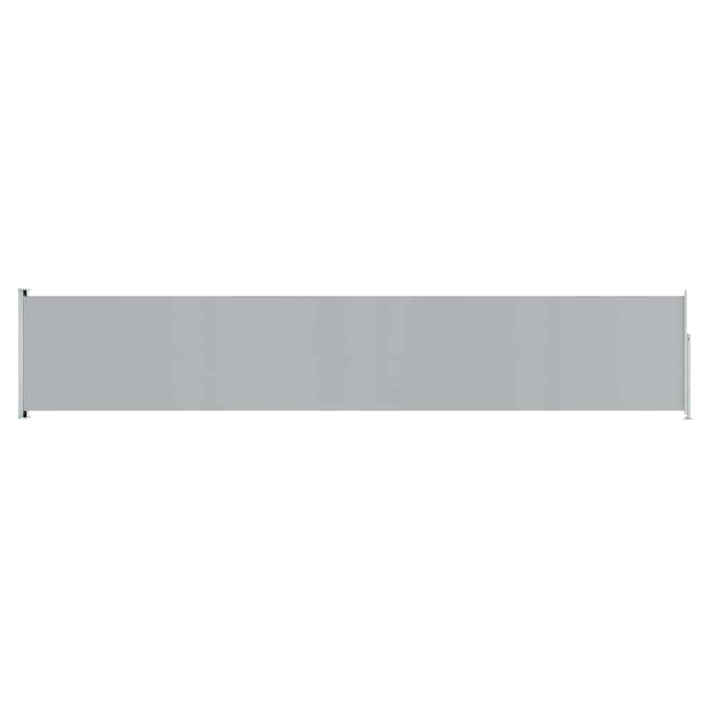 Ausziehbare Seitenmarkise 117 x 600 cm Grau - jetzt bis zu 33,7% sparen