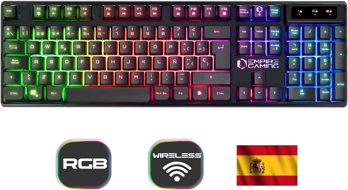 Kabelloses Gaming-Set: Tastatur, Maus & Pad (QWERTY) - bis zu 32,4% Rabatt