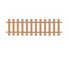 Vidaxl WPC-Gartenzaun 200 x 60 cm - Braun - Jetzt bis zu 40% sparen!