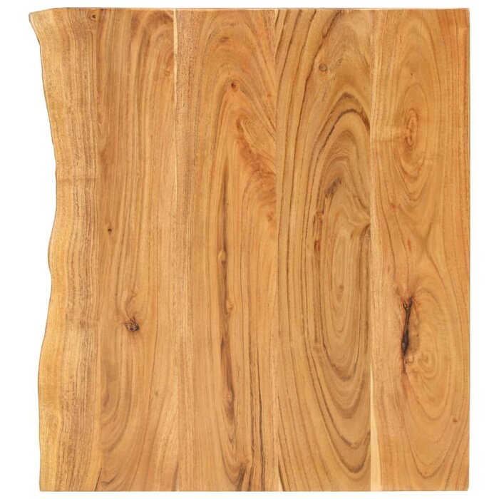 Waschtischplatte Akazie 80x52 cm mit Baumkante - bis zu 34,1% sparen