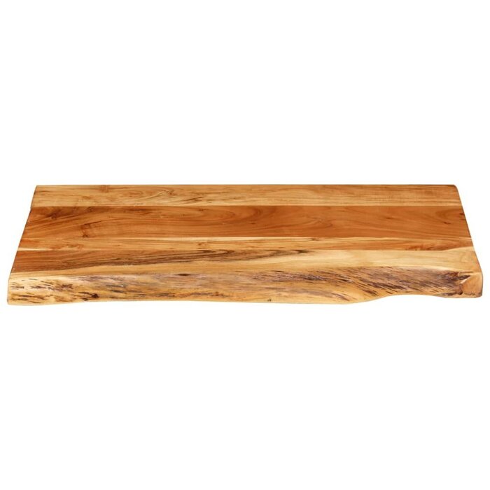 Waschtischplatte Akazie 80x52 cm mit Baumkante - bis zu 34,1% sparen