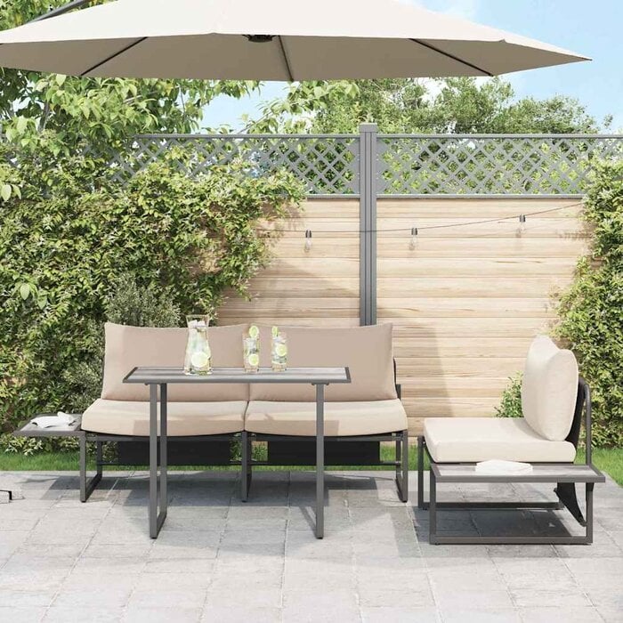 Moderner Gartentisch 100x55cm Grau | Jetzt bis zu 33,6% günstiger