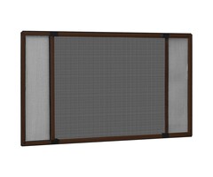 Vidaxl Ausziehbares Insektenschutzgitter 75-143x50cm Braun - bis zu 36% Rabatt