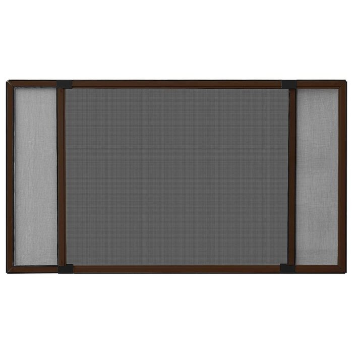 Ausziehbares Insektenschutzgitter 75-143x50cm, Braun - bis zu 30,3% Rabatt
