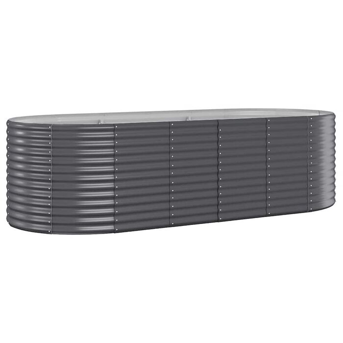 Großes Hochbeet 249x100x68 cm Anthrazit - Outlet bis zu 33,6% Rabatt