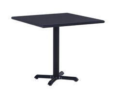 Vidaxl Gartentisch 80x80cm schwarz - pflegeleicht & stabil - bis zu 41% sparen