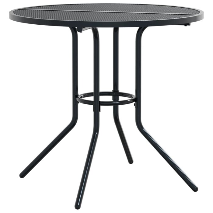 Runder Terrassentisch Anthrazit Ø 80 cm - bis zu 34 % reduziert
