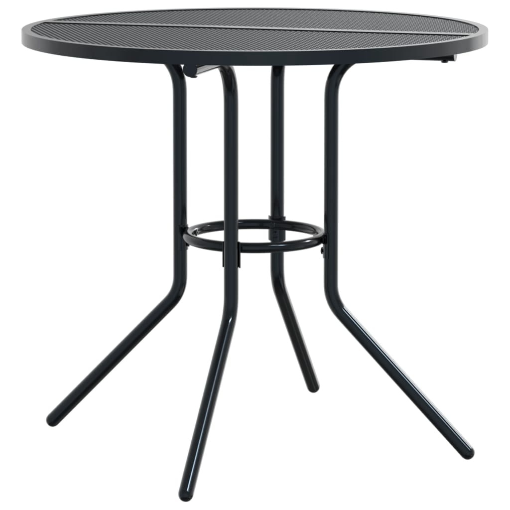 Runder Terrassentisch Anthrazit Ø 80 cm - bis zu 34 % reduziert