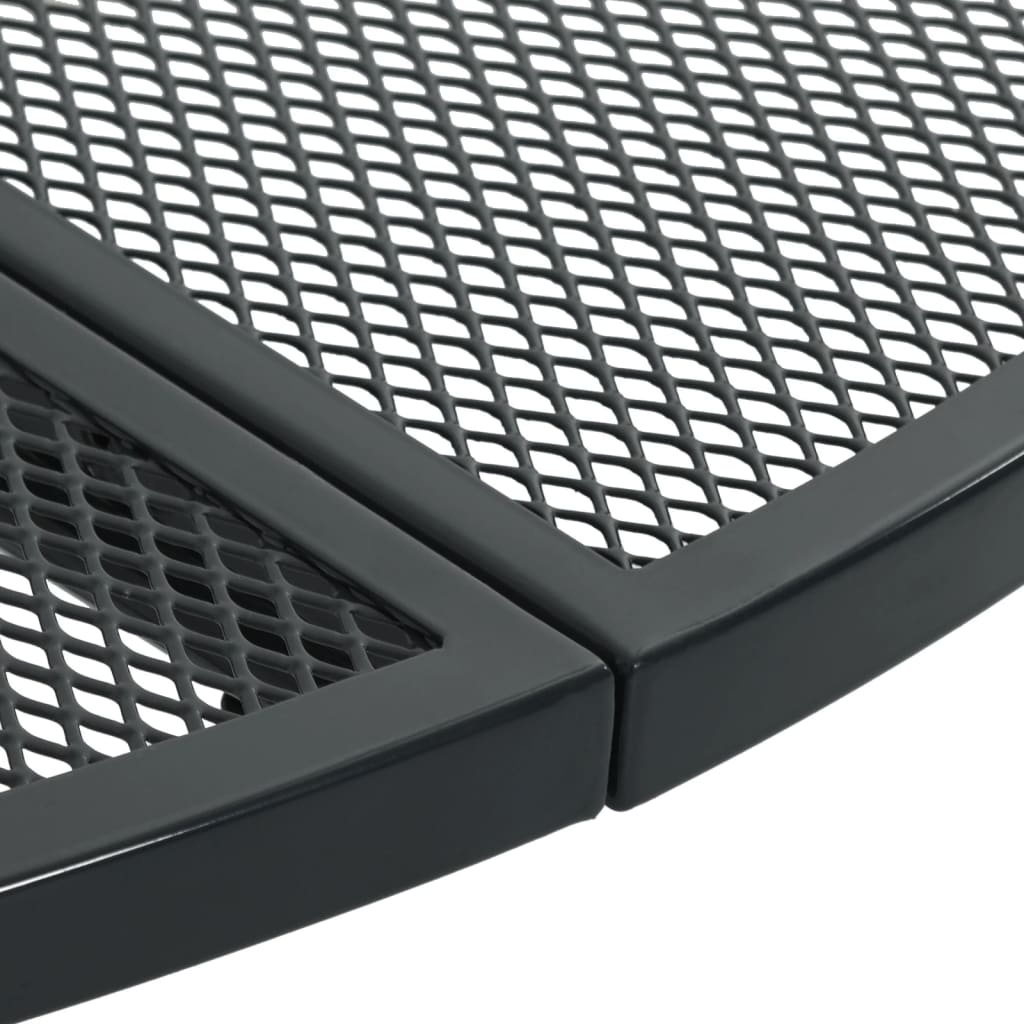 Runder Terrassentisch Anthrazit Ø 80 cm - bis zu 34 % reduziert