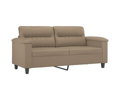 Vidaxl 2-Sitzer Sofa 140 cm in Cappuccino - Stilvoll & bis zu 41% sparen