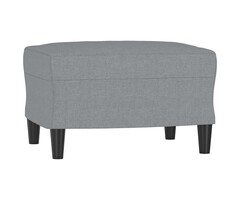 Vidaxl Design Fußhocker 60x50x41 cm Hellgrau - bis zu 45% Rabatt