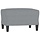 Eleganter Fußhocker Hellgrau 60x50x41 cm - Sparen Sie bis zu 32,8%