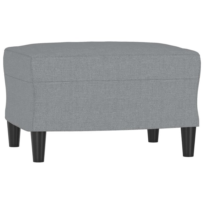 Eleganter Fußhocker Hellgrau 60x50x41 cm - Sparen Sie bis zu 32,8%