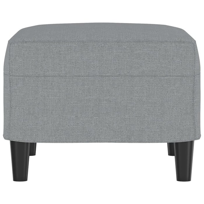 Eleganter Fußhocker Hellgrau 60x50x41 cm - Sparen Sie bis zu 32,8%
