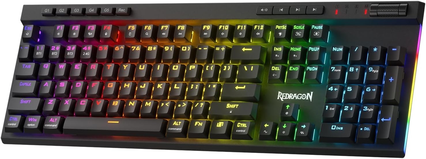 Mechanische Gaming-Tastatur, RGB, Hot-Swap, 3-Modi - bis zu 33,4% Rabatt