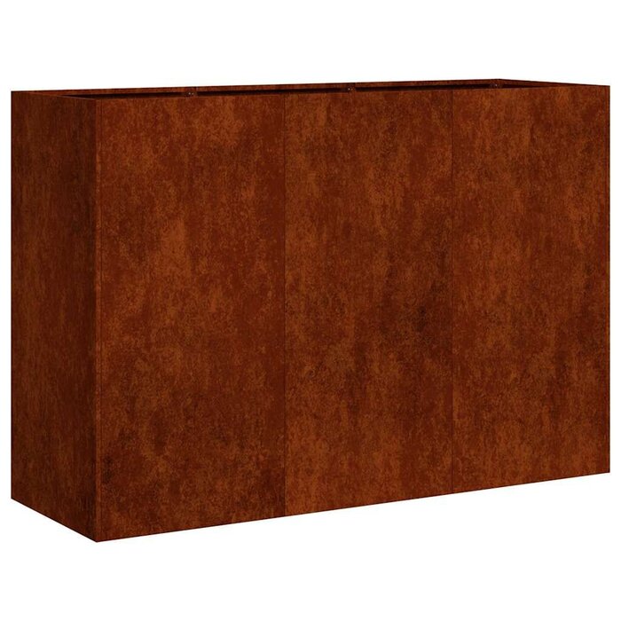 Großer Pflanzkübel aus Cortenstahl 120x40x80cm - bis zu 33,9% sparen