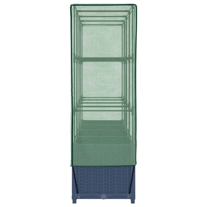 Hochbeet mit Gewächshaus 160x40cm Rattanoptik - bis zu 34% Rabatt