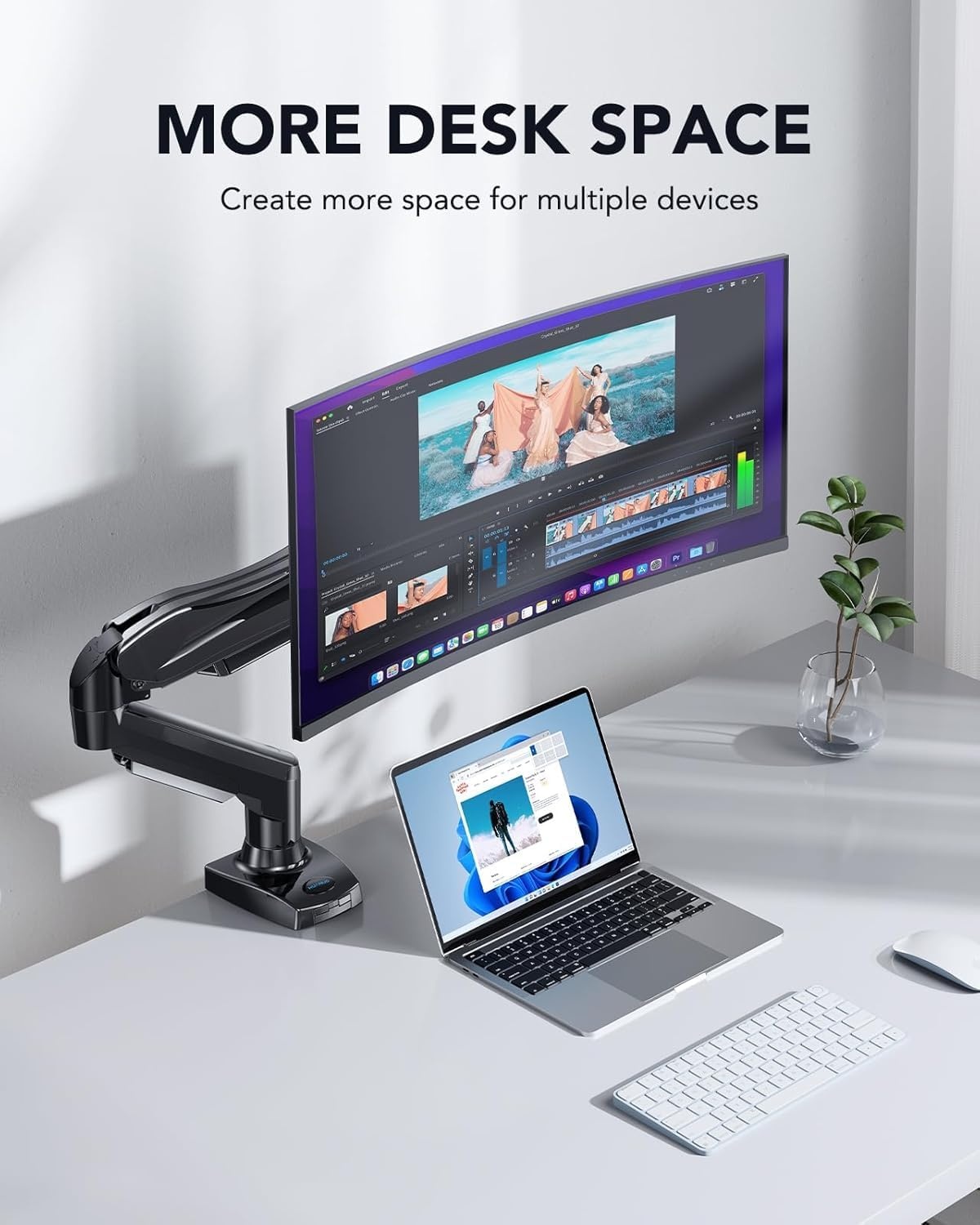 Ergonomischer Monitorarm für 13-32 Zoll Bildschirme - bis zu 31,7% Rabatt