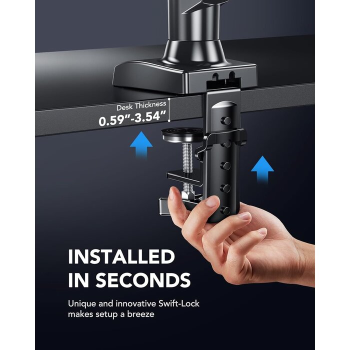 Ergonomischer Monitorarm für 13-32 Zoll Bildschirme - bis zu 31,7% Rabatt