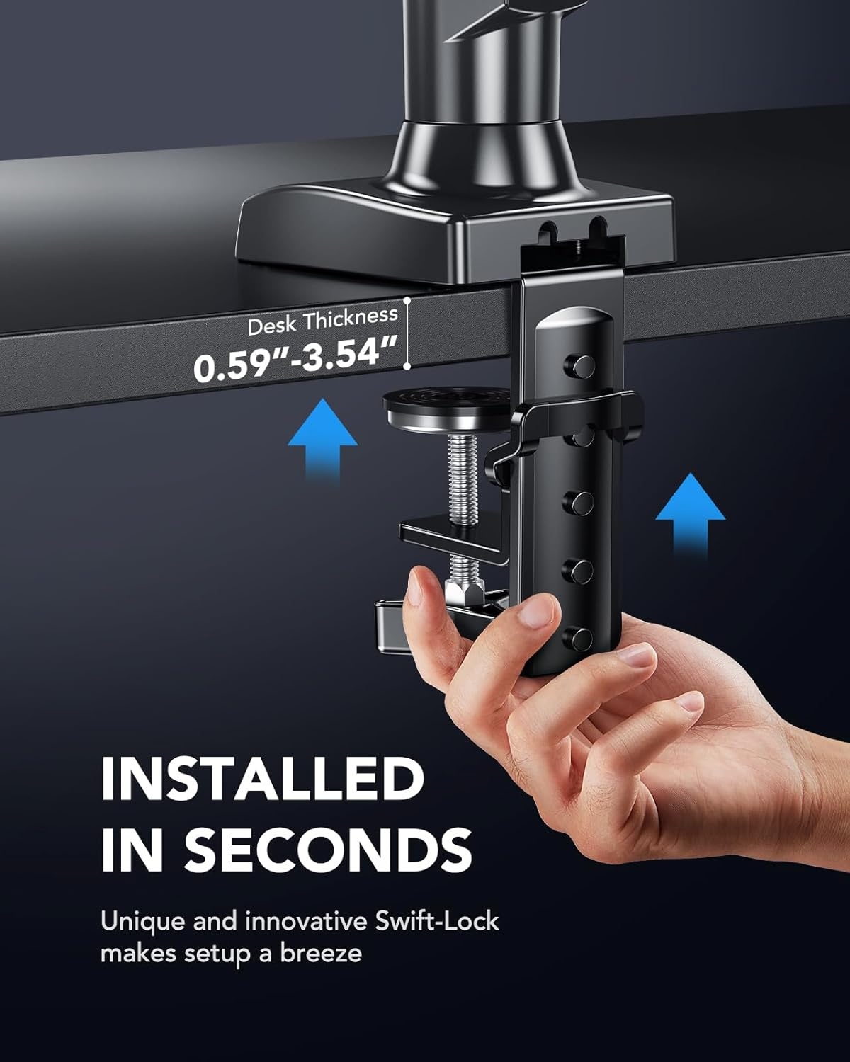 Ergonomischer Monitorarm für 13-32 Zoll Bildschirme - bis zu 31,7% Rabatt