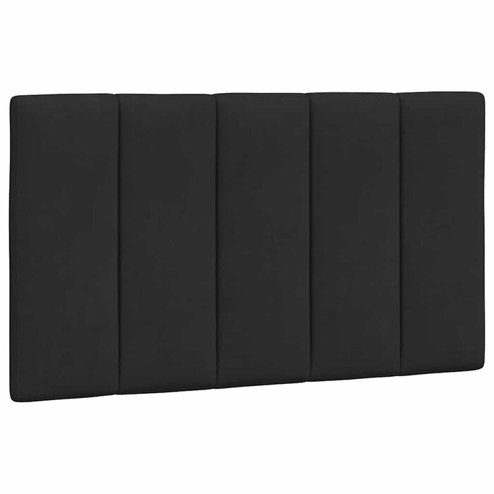 Vidaxl Samt-Kopfkissen 90 cm Schwarz - Stilvoll & Komfortabel - bis zu 58% Rabatt