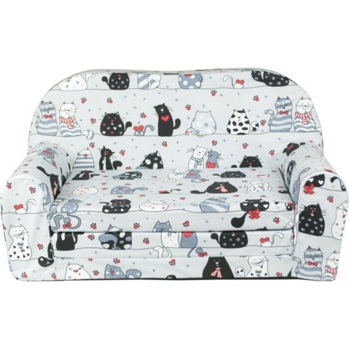 Viking Choice Kindersofa Mini ausklappbar, Graue Katzen - Jetzt bis zu 57% Rabatt sparen!
