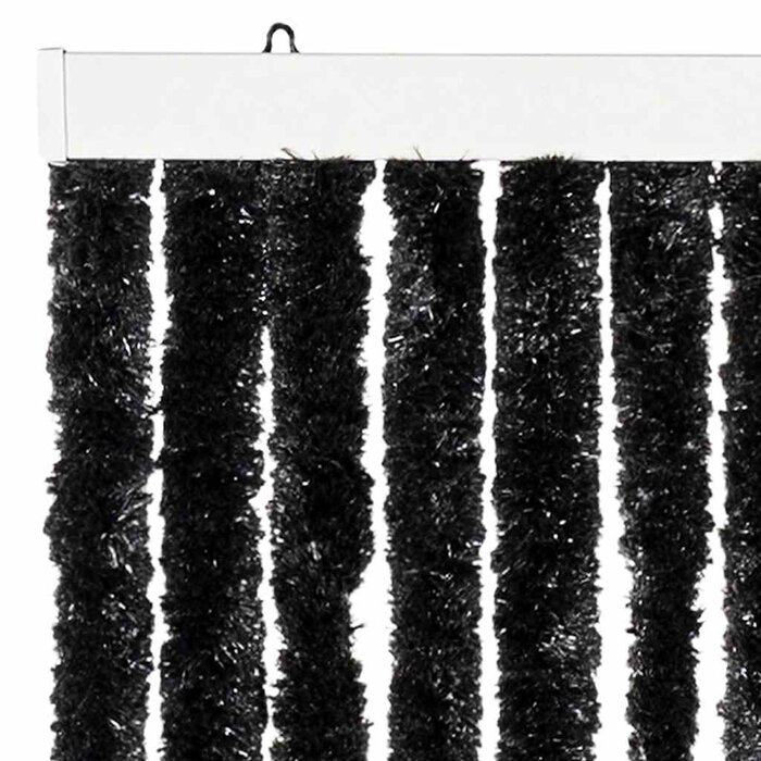 Chenille Fliegengitter-Türvorhang Anthrazit 56x185 cm - bis zu 31,9% sparen