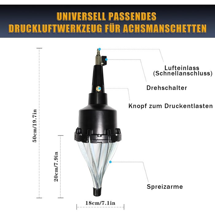 Pneumatischer Achsmanschettenspreizer | Jetzt bis zu 33,5% Rabatt sichern!