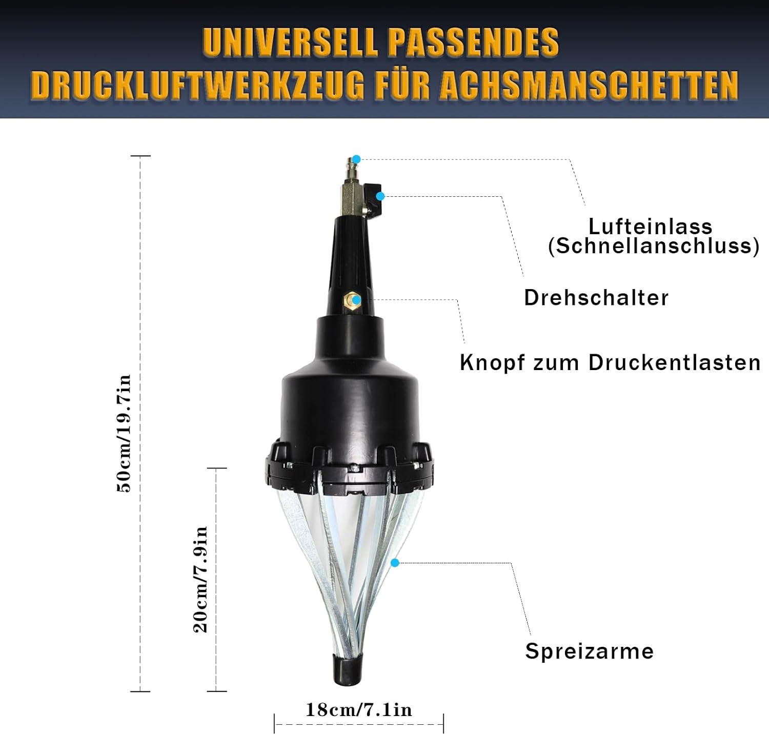 Pneumatischer Achsmanschettenspreizer | Jetzt bis zu 33,5% Rabatt sichern!