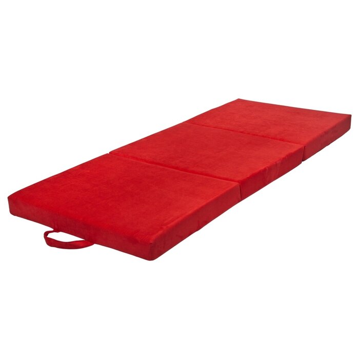 Faltmatratze 200x80x10 cm Rot - Gästebett bis zu 33,8% Rabatt