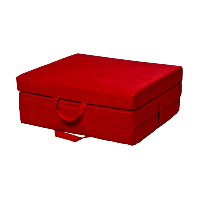 Faltmatratze 200x80x10 cm Rot - Gästebett bis zu 33,8% Rabatt