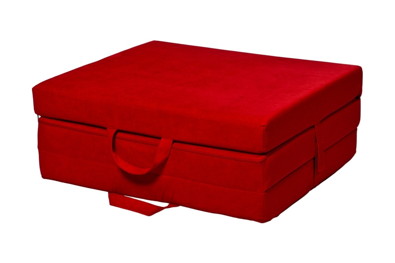 Faltmatratze 200x80x10 cm Rot - Gästebett bis zu 33,8% Rabatt