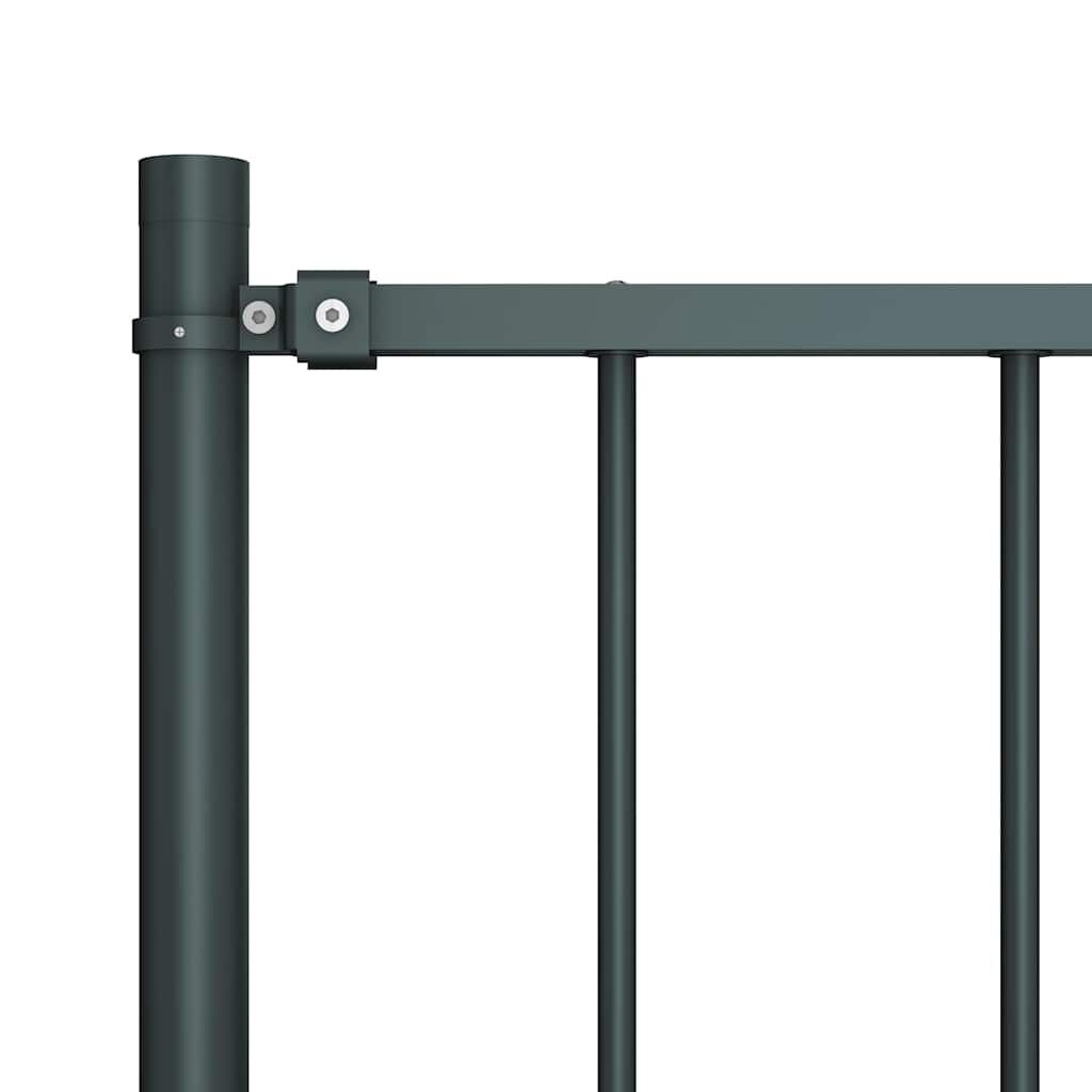 Gartenzaun-Element Anthrazit 170 x 75 cm inkl. Pfosten - bis zu 32,5 % Rabatt