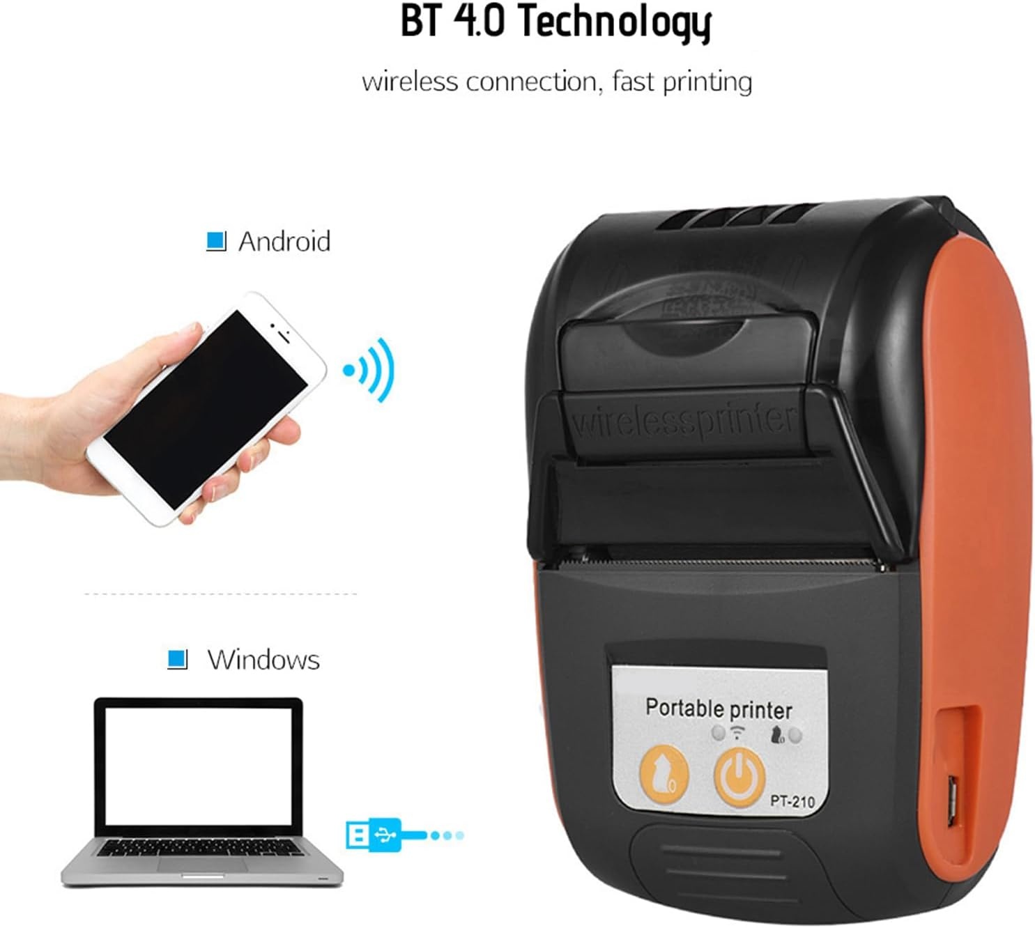 Mobiler Thermobondrucker 58 mm - Bis zu 32,3 % Rabatt sichern
