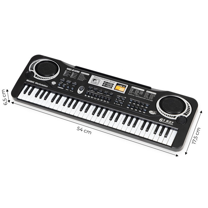 Kinder-Keyboard mit 61 Tasten & Mikrofon - bis zu 39,7% Rabatt im Outlet