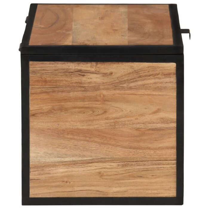 Aufbewahrungsbox Akazienholz & Eisen 60x30x30cm - bis zu 34% Rabatt