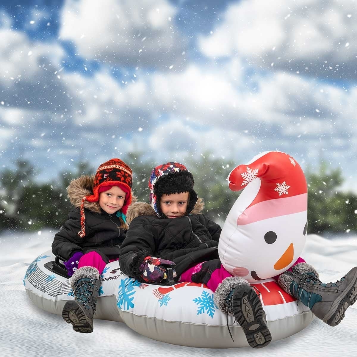Viking Choice Aufblasbarer 2-Personen Schneeschlitten Schneemann - bis zu 64% reduziert