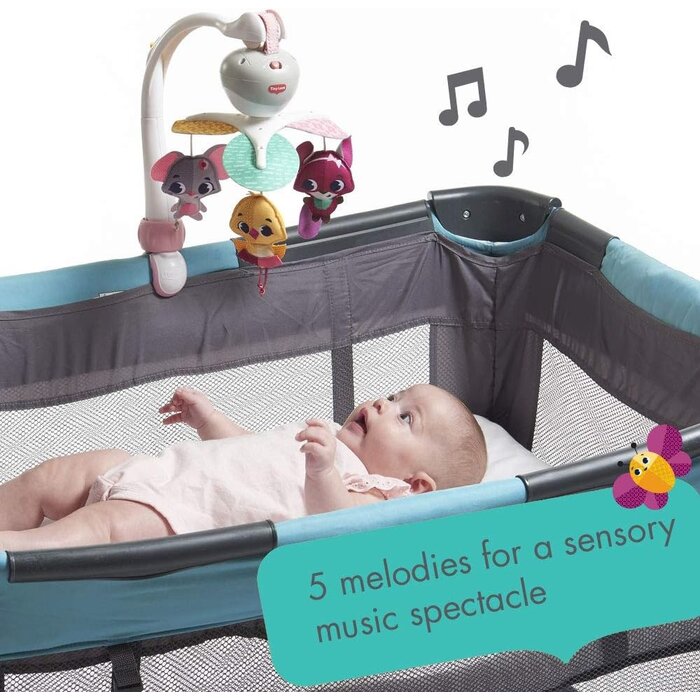 Tragbares 3-in-1 Baby-Mobile mit Musik - Jetzt bis zu 30,8 % sparen