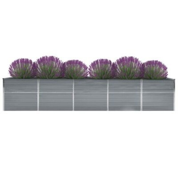 Großes Hochbeet aus verzinktem Stahl 400x80x77cm - bis zu 34,1% reduziert