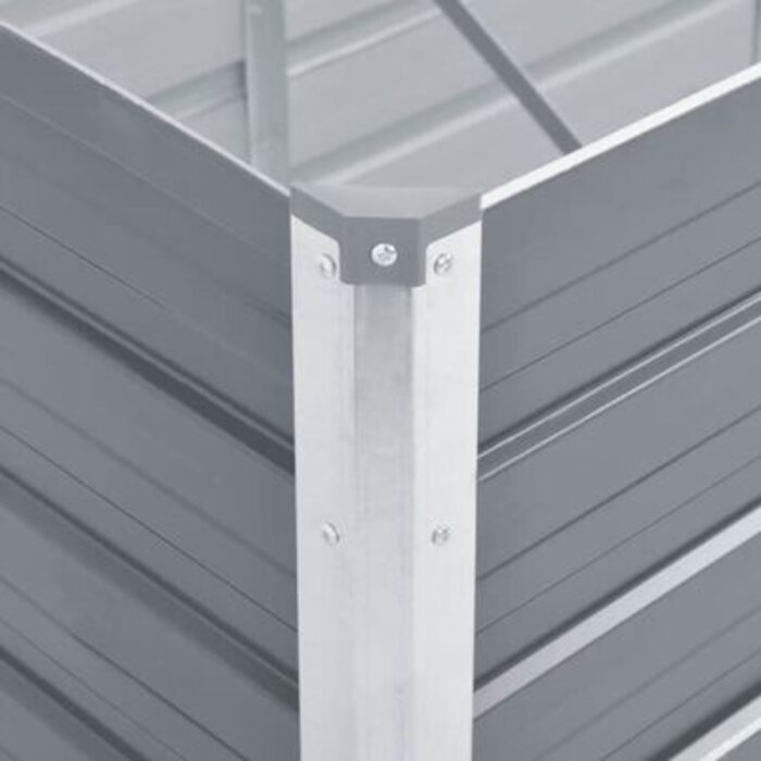 Großes Hochbeet aus verzinktem Stahl 400x80x77cm - bis zu 34,1% reduziert
